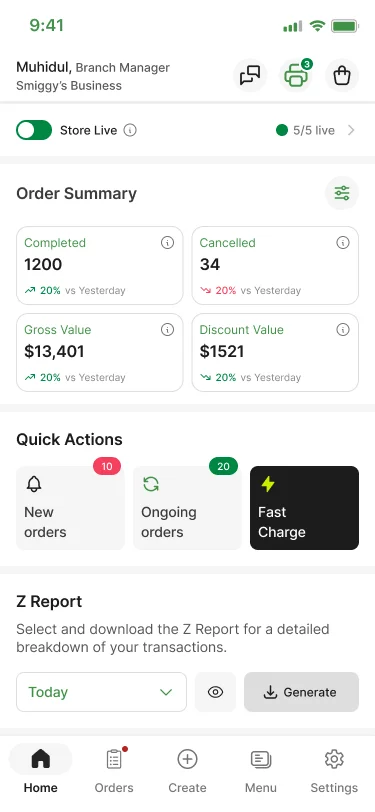 klikit mobile app screenshot
