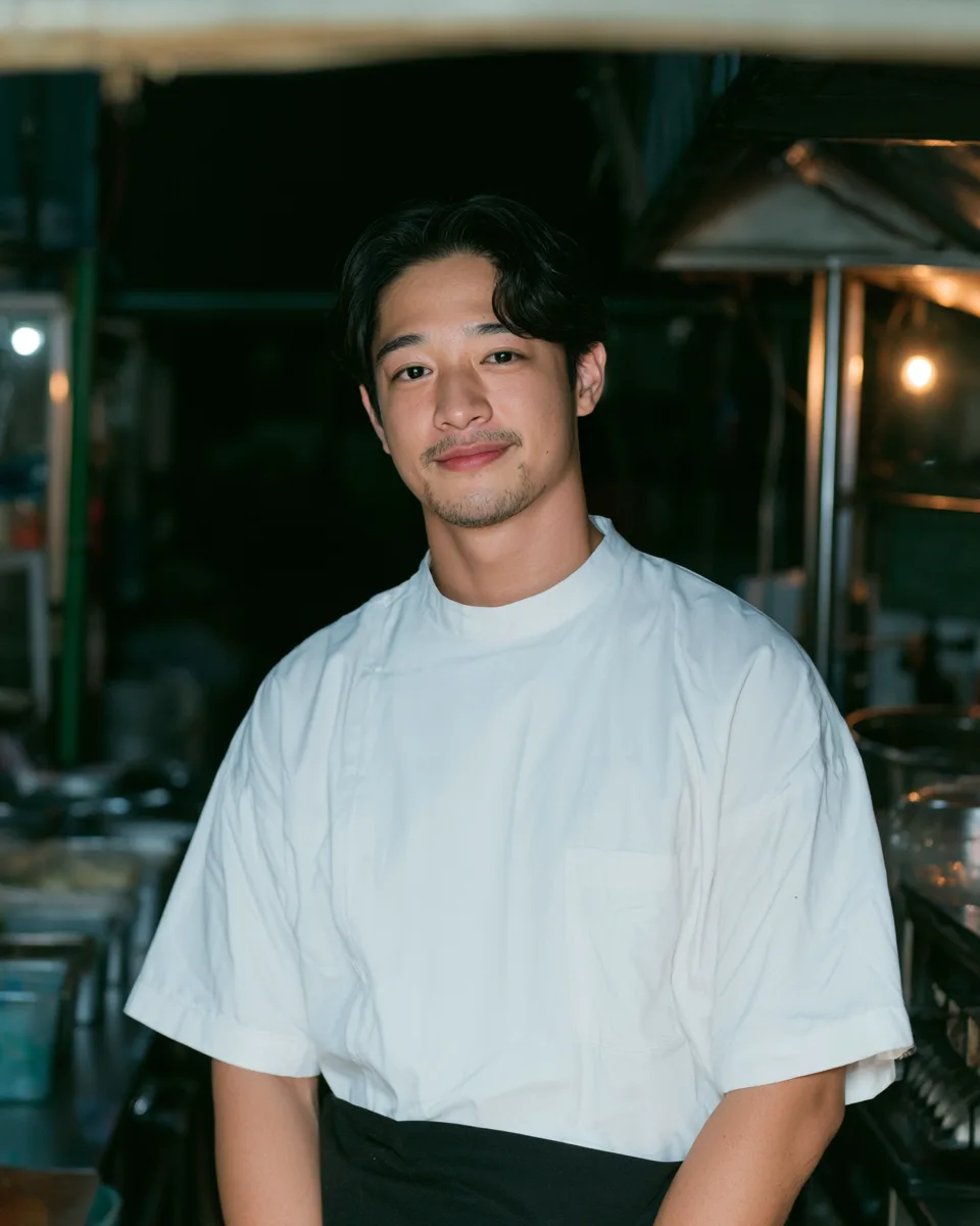 Cloud kitchen founder in his kitchen